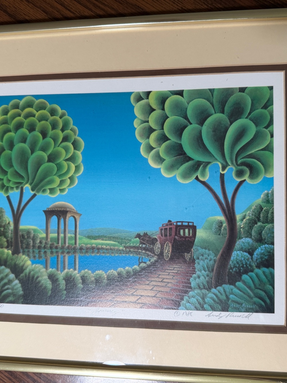Andy Russell print 1986
